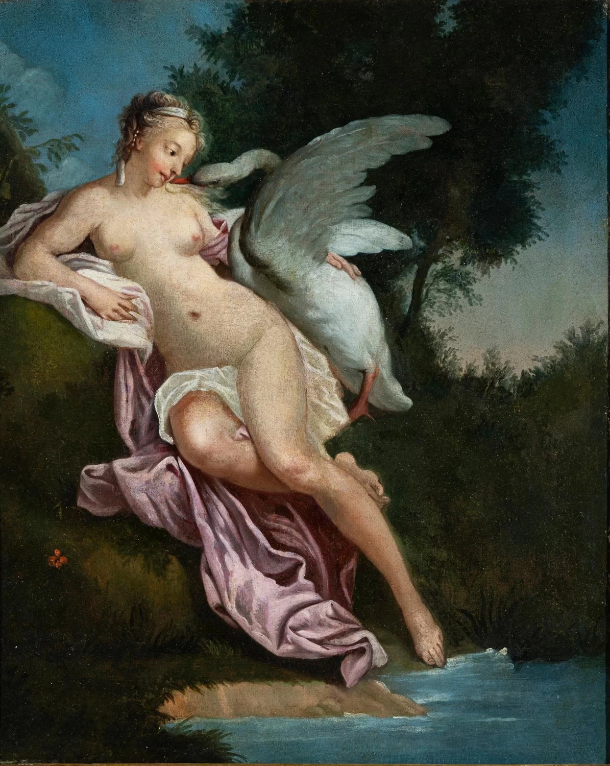 Leda e il cigno - attribuito